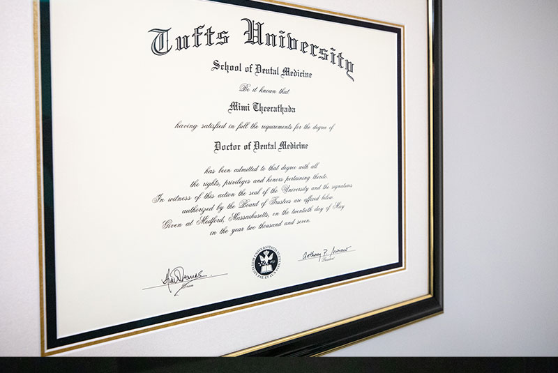 university degree Dr mimi